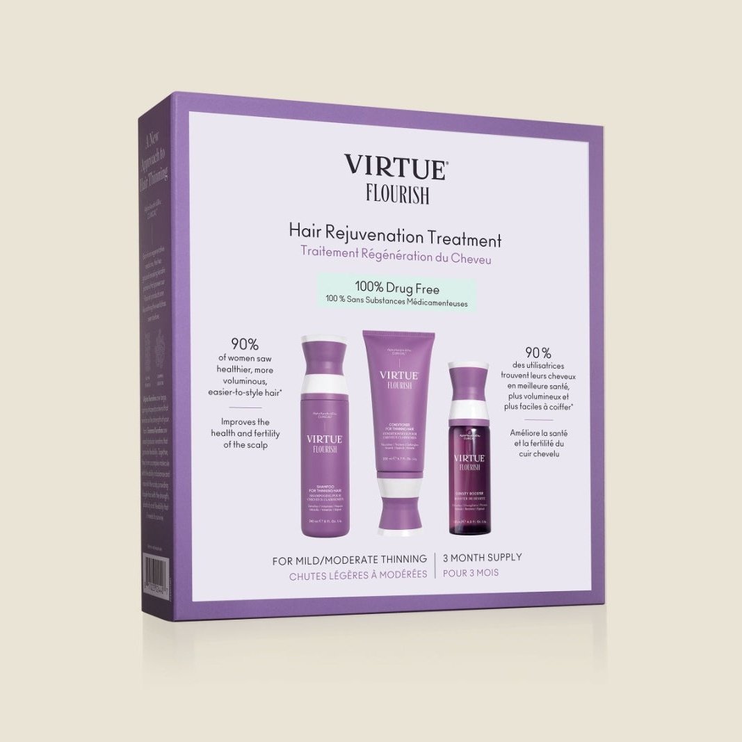 Virtue Flourish Hair Rejuvenation Kit (90-Days)