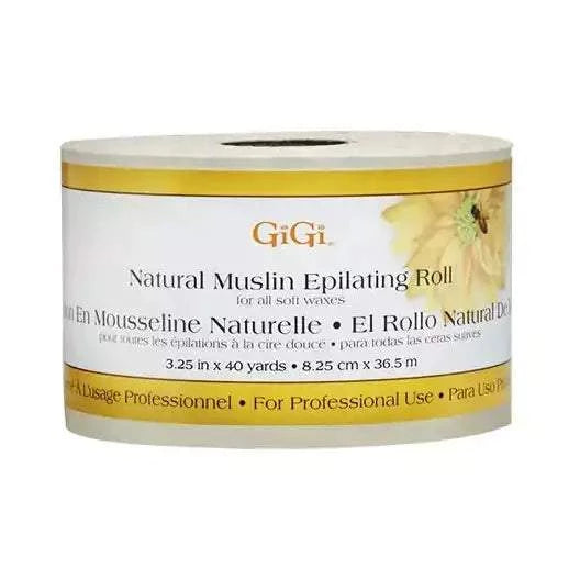 GiGi Natural Muslin Roll  3.25 x 40 yds-Gigi-BB_Hair Removal,Brand_Gigi,Collection_Skincare