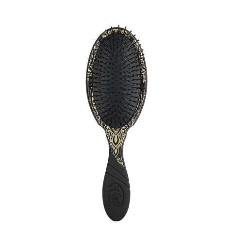 Wet Brush Heavenly Henna hair brush with black and gold henna design and flexible bristles