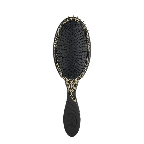 Wet Brush Heavenly Henna hair brush with black and gold henna design and flexible bristles