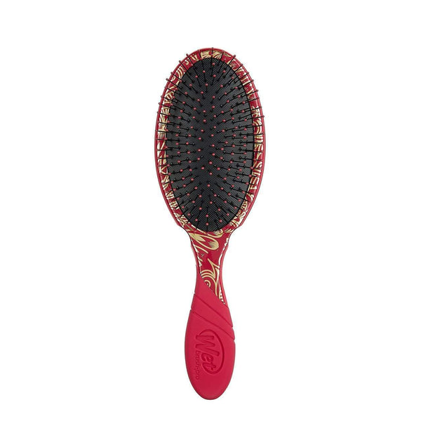 Wet Brush Heavenly Henna hair brush with red and gold handle and black cushioned bristles