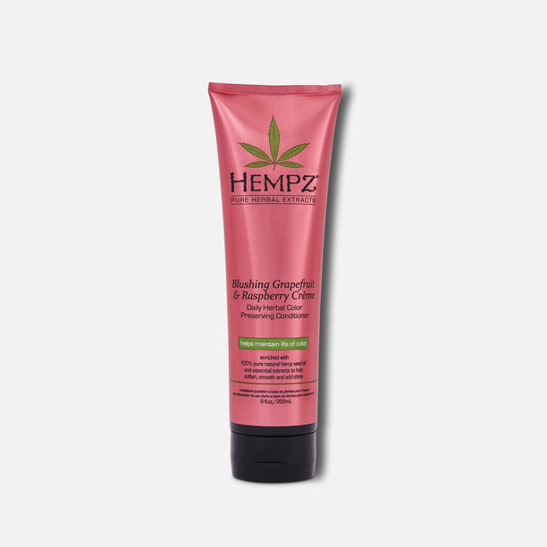 Hempz Herbal Hair Conditioner Blushing Grapefruit and Raspberry Cream for vibrant and healthy hair