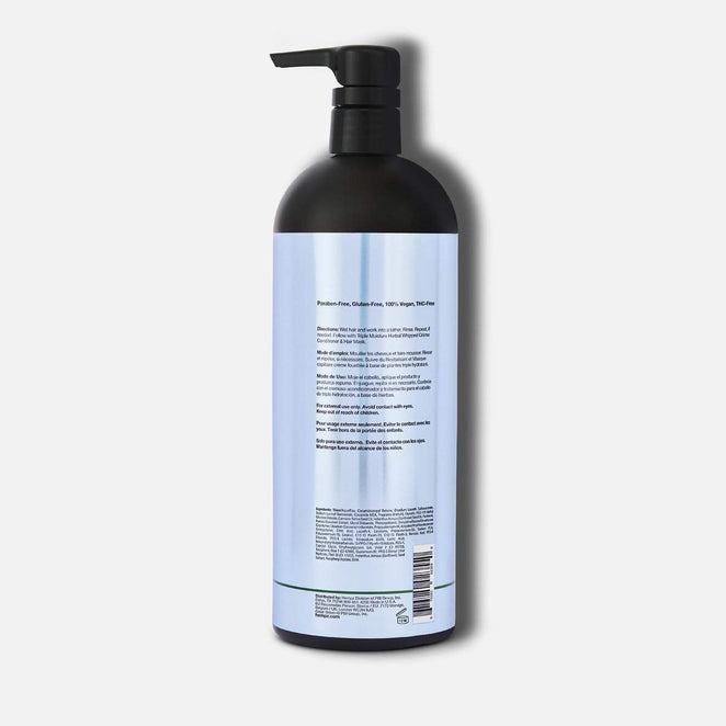 Hempz moisturizing shampoo bottle with easy pump for hydrating and nourishing hair care