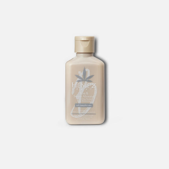 Hempz travel size moisturizer in Sweet Almond scent for hydration on the go