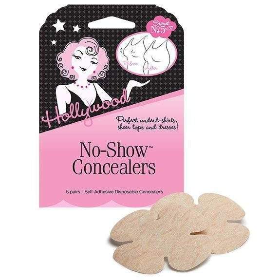 Hollywood Fashion No-Show Concealers (Disposable CoverUps) 5 Pairs-Hollywood Fashion Secrets-BB_Acessories,Brand_Hollywood Fashion,Brand_Hollywood Fashion Secrets,Collection_Bath and Body,Collection_Lifestyle,Life_Personal Care