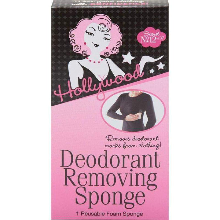 Hollywood Fashion Reusable Deodorant Removing Sponge-Hollywood Fashion Secrets-BB_Acessories,Brand_Hollywood Fashion,Brand_Hollywood Fashion Secrets,Collection_Bath and Body,Collection_Lifestyle,Life_Personal Care