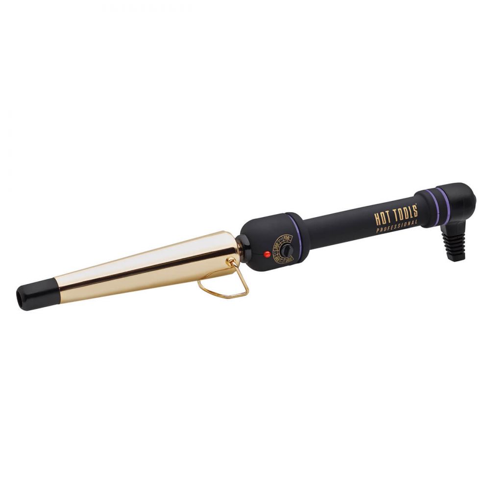 Hot Tools 3/4'-1 1/4 24K Gold Tapered Curling Iron Large – Face