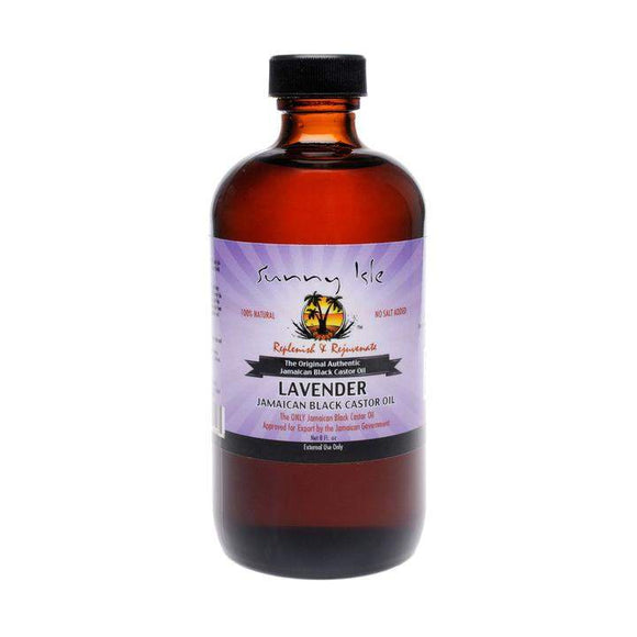Sunny Isle Lavender Jamaican Black Castor Oil 8 fl oz-Sunny Isle-Brand_Sunny Isle,Collection_Hair,Hair_Hair Oil,Hair_Treatments,Sunny Isle_ Caster Oil's