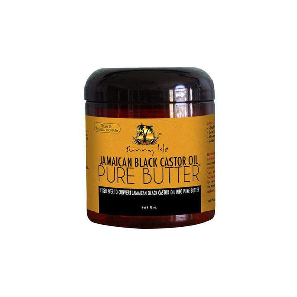 Sunny Isle Jamaican Black Castor Oil Pure Butter 4oz-Sunny Isle-Brand_Sunny Isle,Collection_Hair,Hair_Hair Oil,Hair_Treatments,Sunny Isle_ Caster Oil's,Sunny Isle_ Pomade's