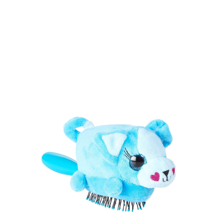 Wet Brush kids detangling hair brush with blue plush animal design and soft bristles for gentle hair care