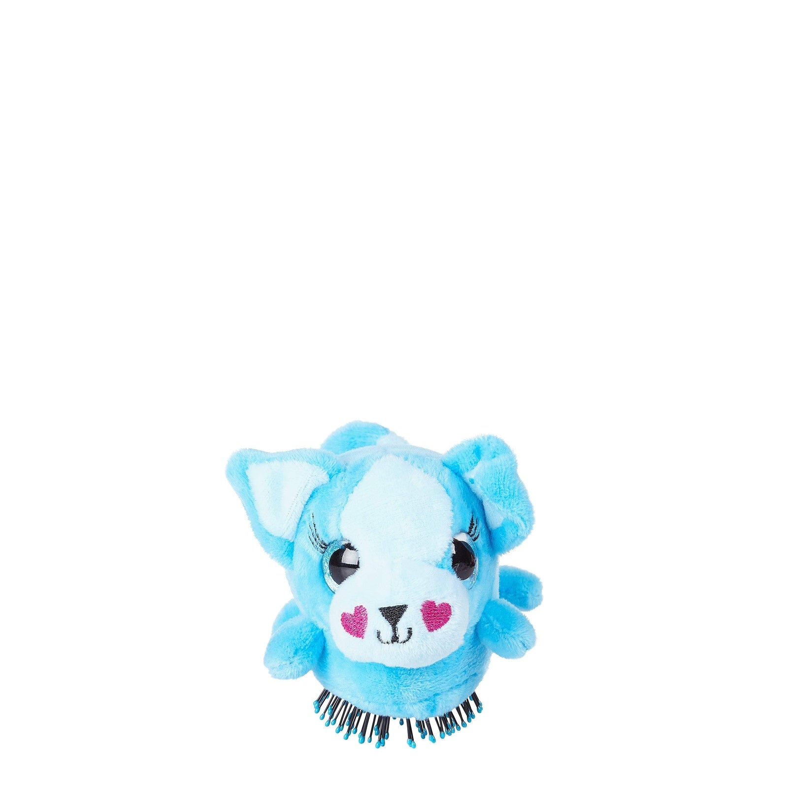 Wet Brush kids detangling hair brush with blue plush dog design for gentle hair care