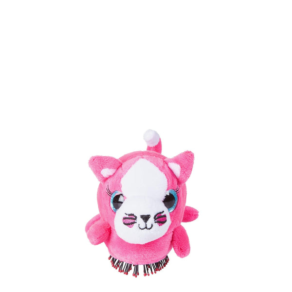 Wet Brush pink cat plush kids detangling hair brush with soft bristles for gentle styling