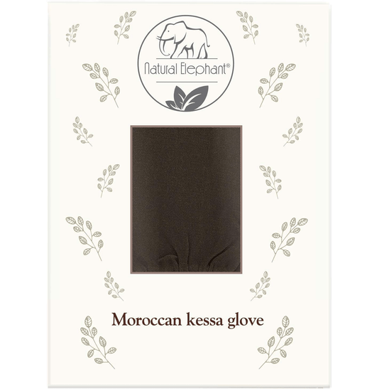 Natural Elephant premium Hammam bath glove for an authentic Moroccan bathing experience