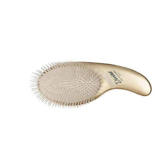 Gold hairbrush Divine Detangler by Olivia Garden with flexible bristles for smooth detangling