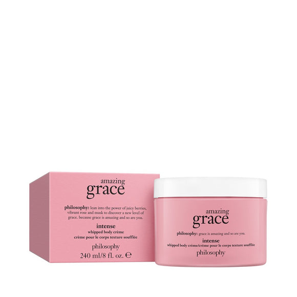 Philosophy amazing grace body creme intense whipped body creme 240 ml with pink packaging