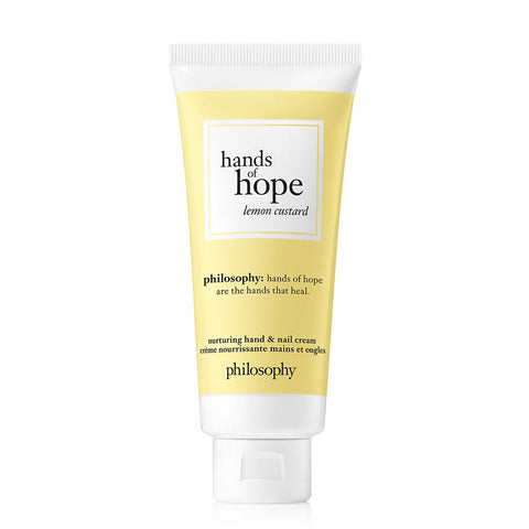 Philosophy Hands of Hope hand cream lemon custard nourishing hand and nail cream tube