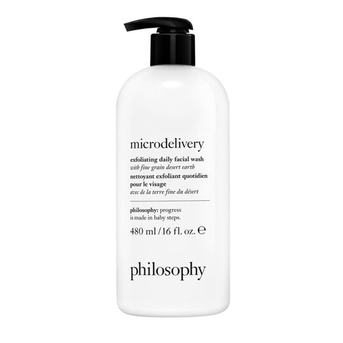 Philosophy Microdelivery facial wash exfoliating daily facial wash bottle with pump 16 oz