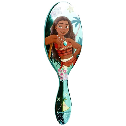 Moana-themed Princess detangler brush with colorful design for effortless hair styling