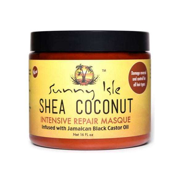 Sunny Isle Shea Coconut Intensive Repair Masque 16 oz.-Sunny Isle-Brand_Sunny Isle,Collection_Hair,Hair_Hair Mask,Hair_Treatments