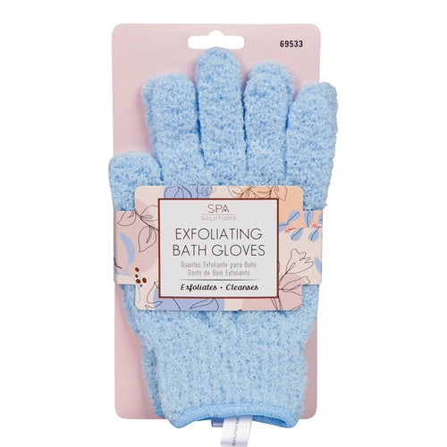 Cala blue exfoliating bath gloves for spa solutions to exfoliate and cleanse skin