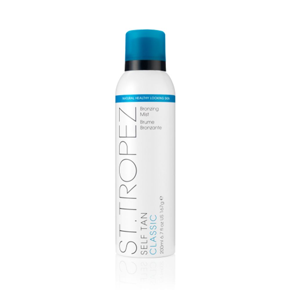 St Tropez self tan spray Classic Bronzing Mist bottle with blue cap for natural healthy looking skin