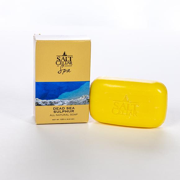 Salt Cellar Spa Dead Sea Sulphur Soap-Salt Cellar-BB_Bath and Shower,BB_Soap Bars,Brand_Salt Cellar,Collection_Bath and Body,Skincare_Cleansers