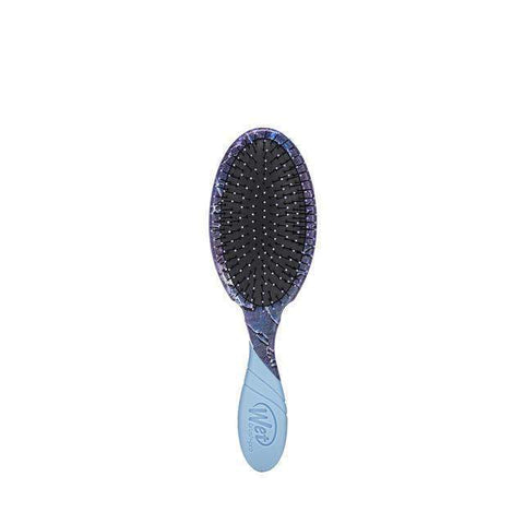 Wet Brush Super Slick hair brush with cushioned bristles and blue marbled handle for smooth detangling