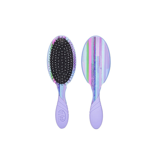 Wet Brush Swift Strokes hair brush with purple holographic handle and black bristles