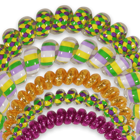 Teleties hair ties multipack in vibrant patterns and colors perfect for stylish hair accessories