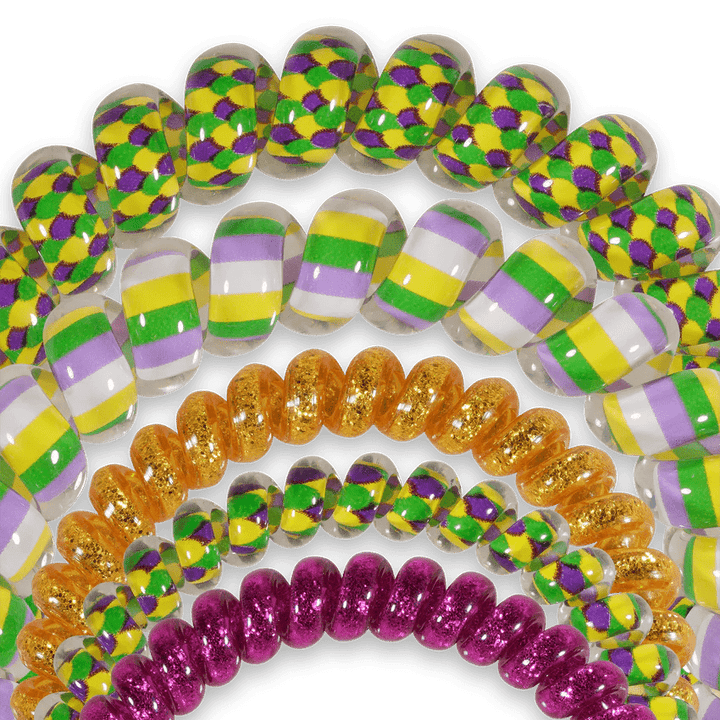 Teleties hair ties multipack in vibrant patterns and colors perfect for stylish hair accessories