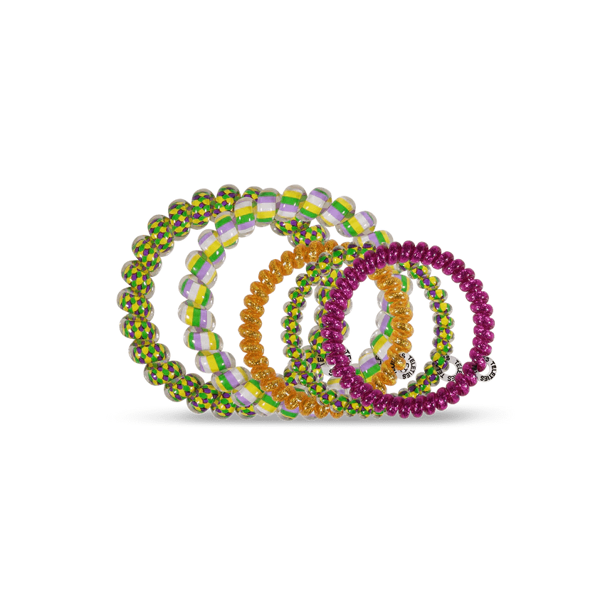 Teleties hair ties multipack featuring colorful and stylish elastic hair ties for all hair types