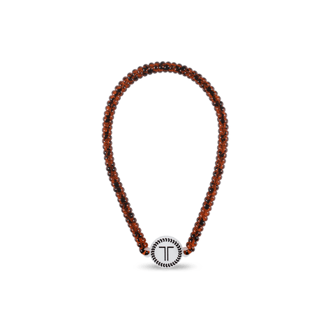 Teleties headband in amber color featuring a stylish design for comfortable wear and secure styling