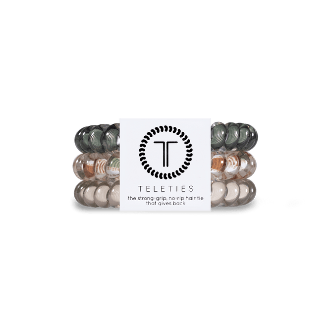 Teleties Small Hair Ties in assorted colors for strong grip and no-rip hair styling