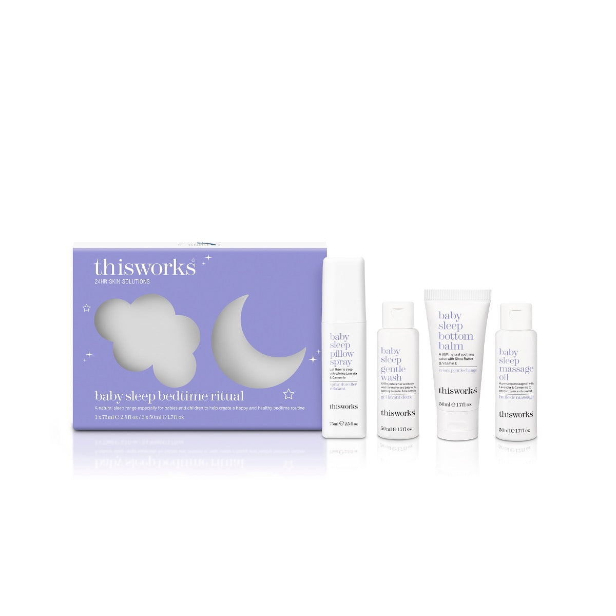 This Works Baby Sleep Bedtime Ritual 4-Piece Gift Set