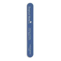 Tropical Shine medium fine nail file in blue with washable and reusable design for nail care