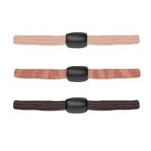 Wet Brush hair styling kit with three different colored hair ties with black clasps