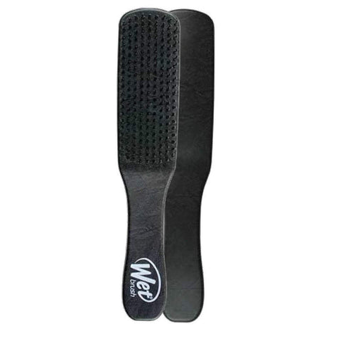 Wet Brush black hair detangling paddle brush with flexible bristles for smooth styling