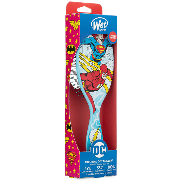 Wet Brush Justice League detangler brush featuring superheroes for easy hair detangling