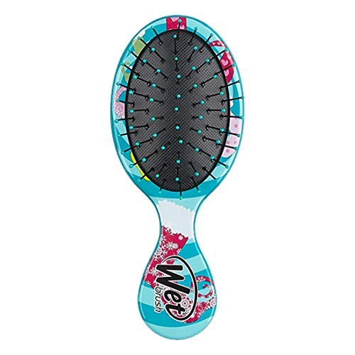 Wet Brush Mini Christmas Detangler with festive design for easy hair detangling for all hair types