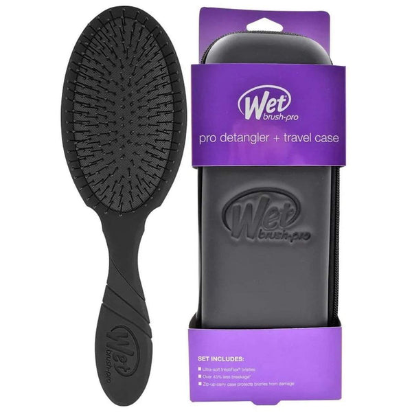 Wet Brush Pro 2.0 Detangler with Travel Case for easy hair management on the go
