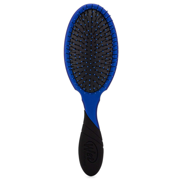 Wet Brush Pro Detangler hairbrush with blue and black cushioned bristles and ergonomic handle