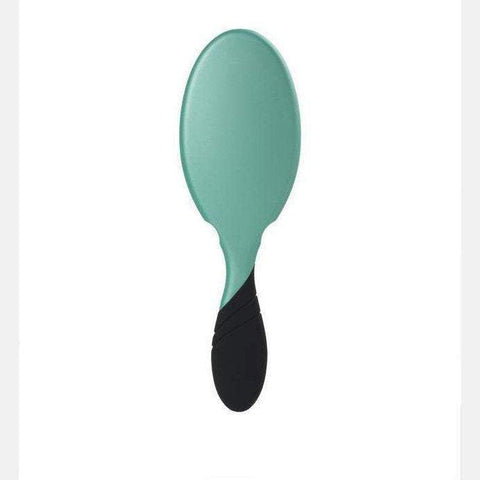 Wet Brush Pro Detangler hairbrush with teal paddle and black ergonomic handle for gentle detangling