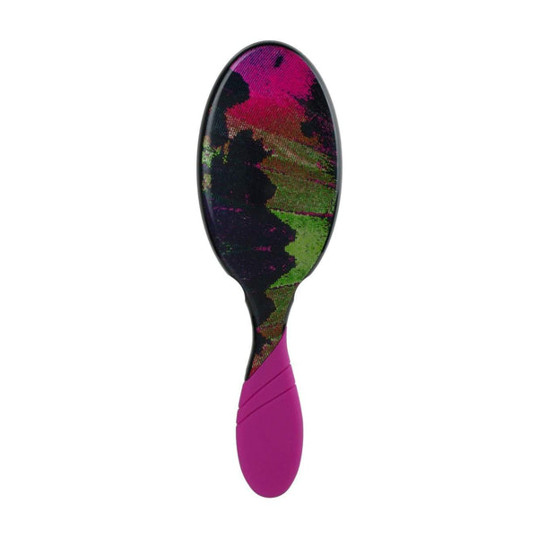 Wet Brush Pro Detangler Metamorphosis with colorful abstract design and purple handle