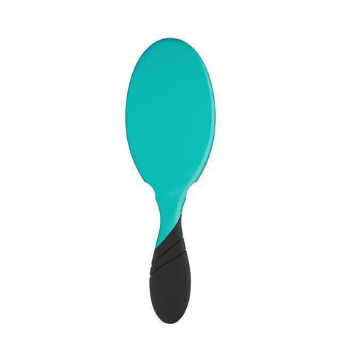 Wet Brush Pro Detangler hairbrush with turquoise paddle and black ergonomic handle