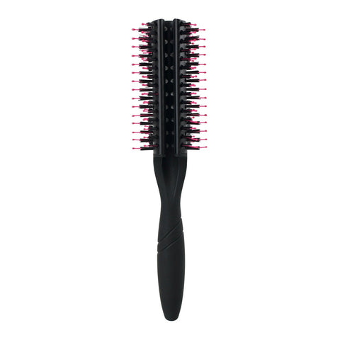 Wet Brush Pro fast dry brush black round hairbrush with pink-tipped bristles for styling
