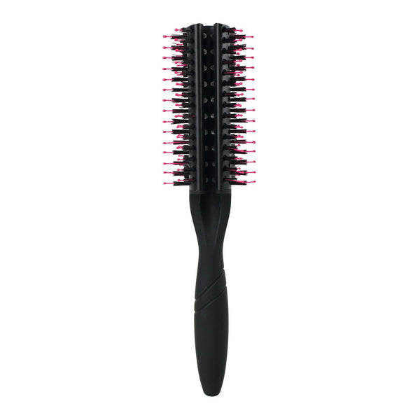 Wet Brush Pro fast dry brush black round hairbrush with pink-tipped bristles for styling