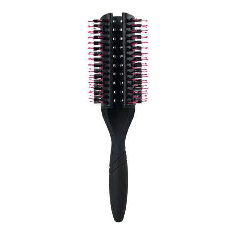 Wet Brush Pro fast dry brush black with pink bristles designed for quick hair drying and detangling