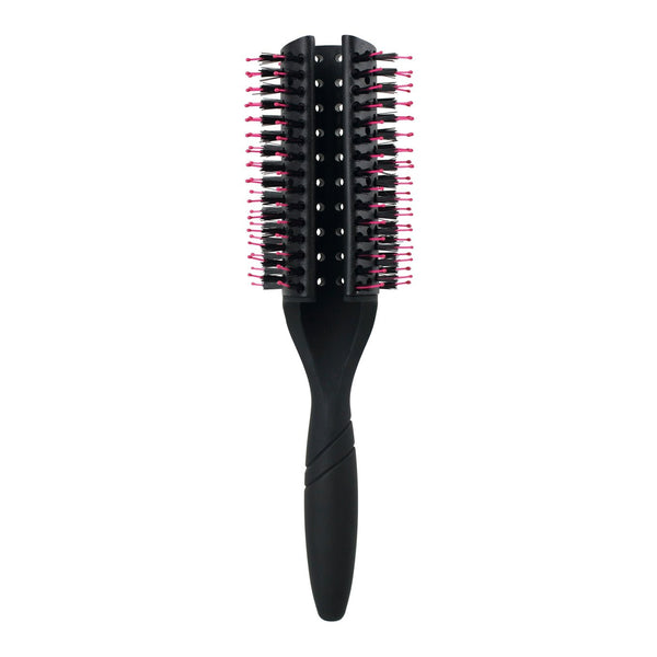 Wet Brush Pro fast dry brush black with pink bristles designed for quick hair drying and detangling