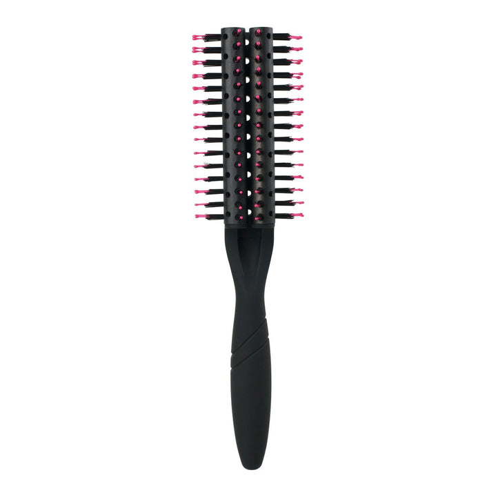 Wet Brush Pro fast dry brush black round hairbrush with pink-tipped bristles for quick drying