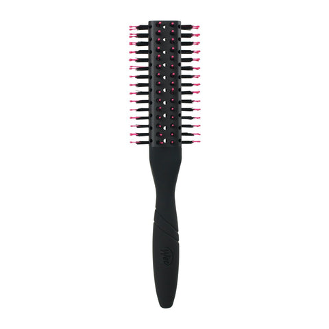 Wet Brush Pro fast dry brush with black handle and pink-tipped bristles for quick hair drying